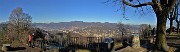 29 Al Parco del Castello di San Viglio vista verso Canto Alto e Prealpi orobiche